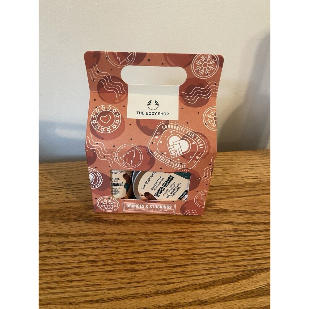 The Body Shop Oranges Stockings Spiced Orange 3-Pieces Mini Gift Set Wash Cream
